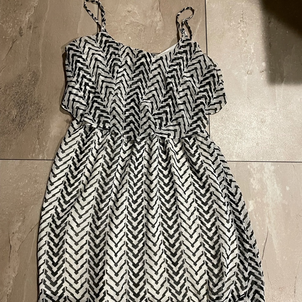 Patterned Skater Dress